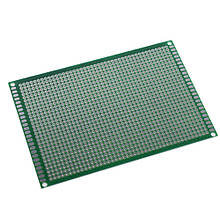 Макетна плата 8 cm x12cm одностороння, зелена Global Tone