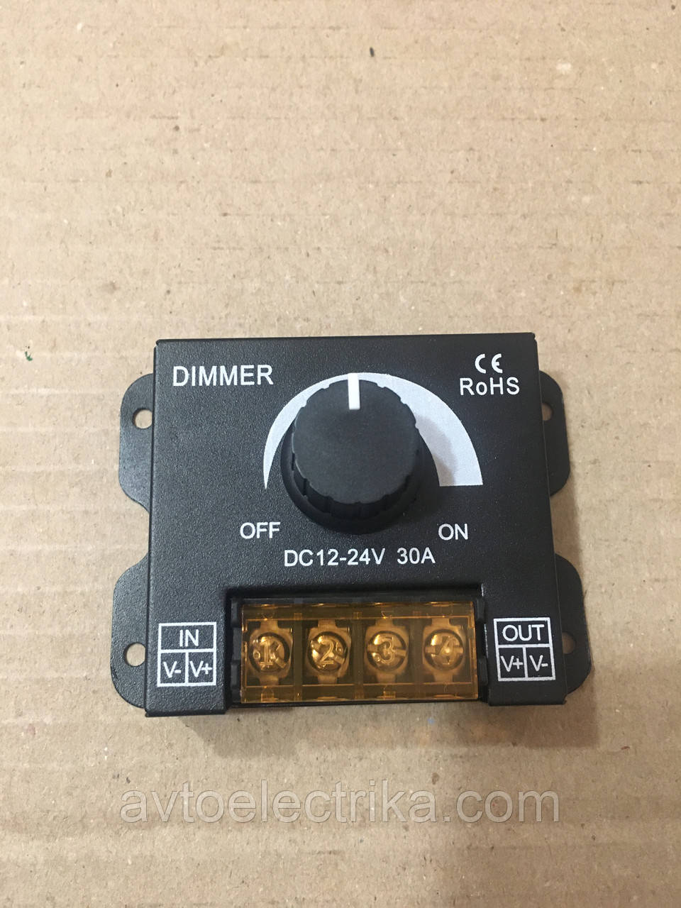 Регульований регулятор яскравості для автомобіля, 12 В, 24 В, 8 А, 30 А, фото 1