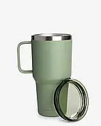 Стакан (ізольована чашка) SmartShake з ручкою з нержавіючої сталі Tumbler Green 900 ml, фото 2