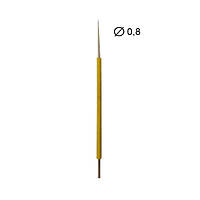 Насадка електрод 0,8мм голка пряма d 0,8мм для діатермокоагулятора  ДТС 03С, ДТС 03Х, 1шт.