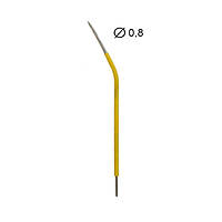 Насадка електрод 0,8мм голка кутова d 0,8мм для діатермокоагулятора  ДТС 03С, ДТС 03Х, 1шт.