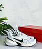 Жіночі кросівки Nike V2K Run Runtekk White Green Найк білі с зеленим весна літо, фото 11