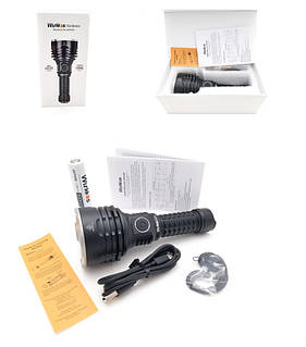 WURKKOS TS30S PRO мощный дальнобойный фонарь (6000LM, 1086 метров