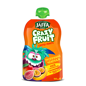 Смузі-пюре Jaffa з перетертим манго, бананом, гуавою та маракуйєю 100г