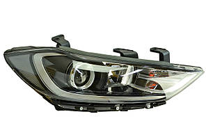 Фара Хюндай Elantra 6 AD (2016-2018) галоген лінзована (ручний коректор) права