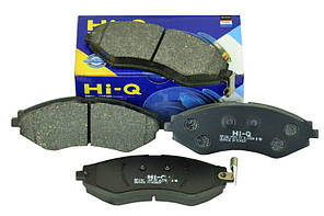 Колодки гальмівні Lacetti, Ланос, Nubira, Nexia (d-14) передні (к-кт 4 шт) HI-Q