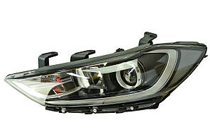 Фара Хюндай Elantra 6 AD (2016-2018) галоген лінзована (електрокоректор) ліва