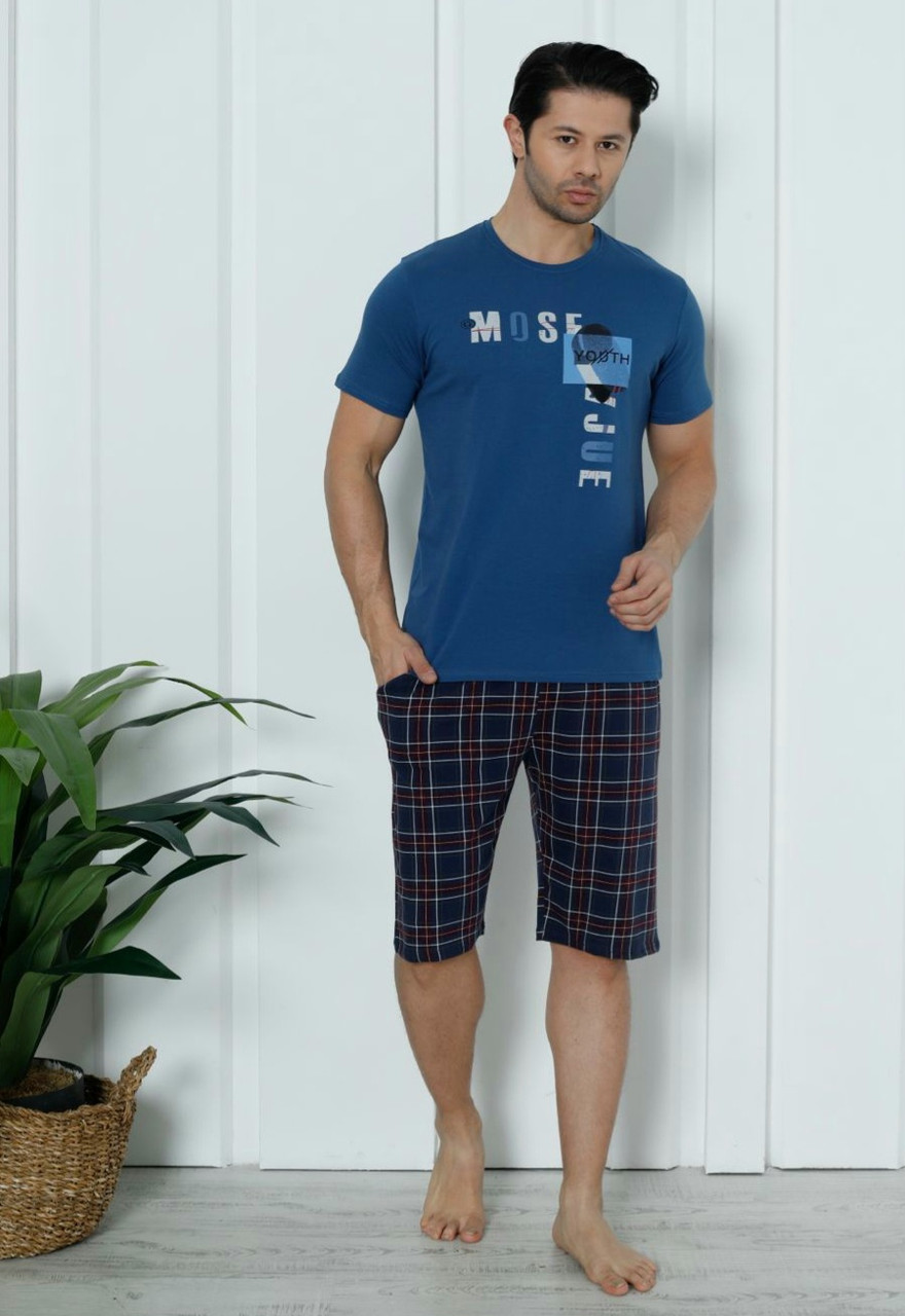 Чоловічі піжами із шортами. Nicoletta 93473, фото 1