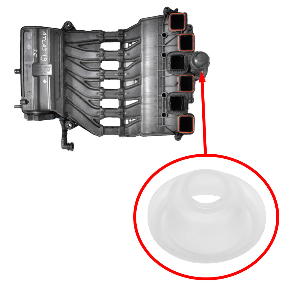 Мембрана вакуумного клапана впускного колектора VW, Audi 3.6L 03H133201AE