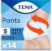 Підгузники труси для дорослих  Tena Pants  Plus Small 14 шт 65-85 см 6 крап.
