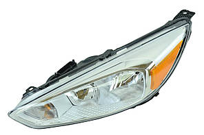 Фара Форд Фокус 3 (2014-2019) рестайлінг ліва біла покажчик повороту жовтий галоген (ручний коректор)