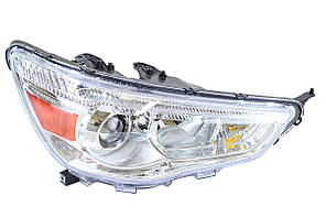 Фара Мітсубісі ASX 1 (2010-2020) дорестайлінг, рестайлінг, 2-й рестайлінг галоген біла лінза права