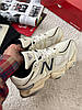 Жіночі кросівки New Balance 9060 Turtledove Нью Беланс 9060 бежеві з чорним замша текстиль демісезон, фото 9