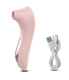 Вакумний вібратор для клітора Flight of Fancy світло-рожевий кліторальний стимулятор, фото 2