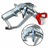 Безповітряний пістолет для шпаклівки Silver (вхід 1/4″), фото 3