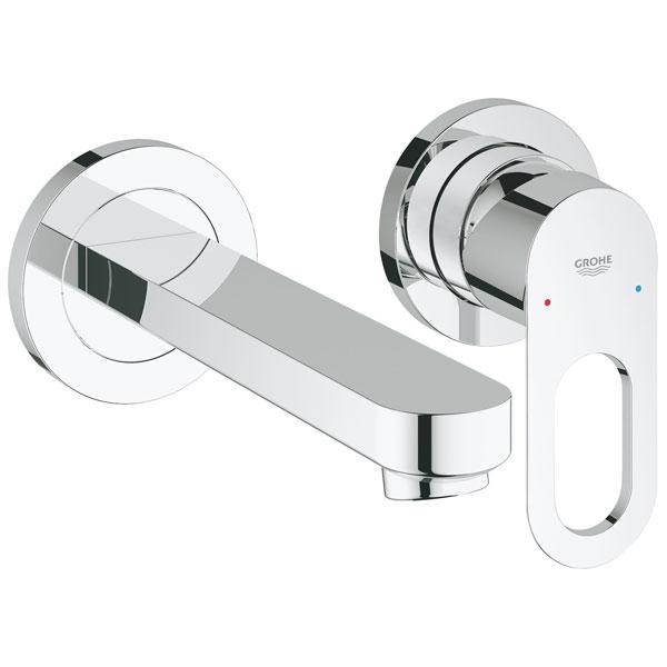 Grohe BauLoop змішувач для умивальника на 2 отвори, настінний монтаж 20289000