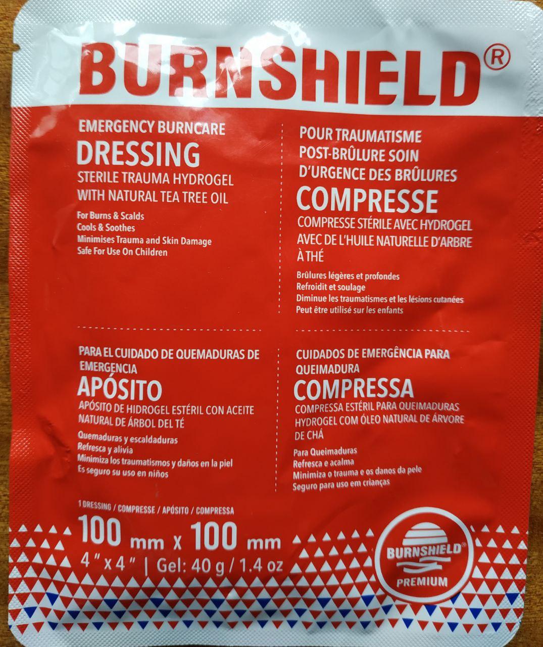 Серветка протиопікова Burnshield 10х10 см ( 1 шт )