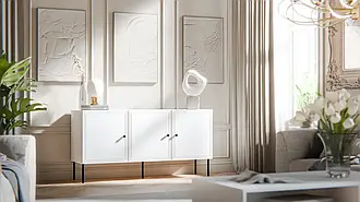 Комод у вітальню Palazzo Bis 150 3D Cama белый матовий