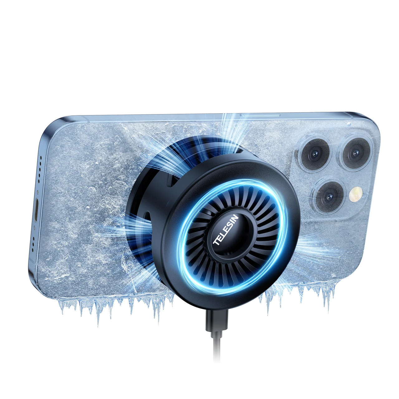 Кулер для смартфона магнітний MagSafe Telesin P9-MPR-02, фото 1