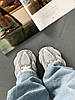 Жіночі кросівки New Balance 9060 Light Grey Нью Беланс 9060 сірі замша текстиль демісезон, фото 11