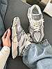 Жіночі кросівки New Balance 9060 Light Grey Нью Беланс 9060 сірі замша текстиль демісезон, фото 10