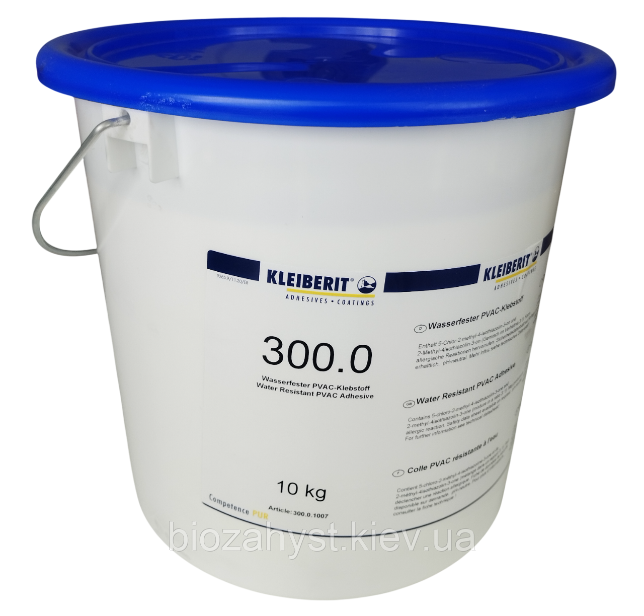 Клей столярний ПВА Kleiberit 300.0 Д3/D3 10кг