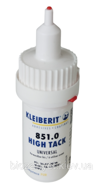 Універсальний клей Kleiberit High Tack 851.0 Для секундного склеювання 0,020кг