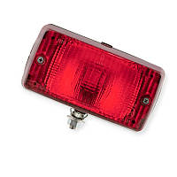 Фара протитуманна прямокутна 140х75мм P21W 12-24В 70W червона