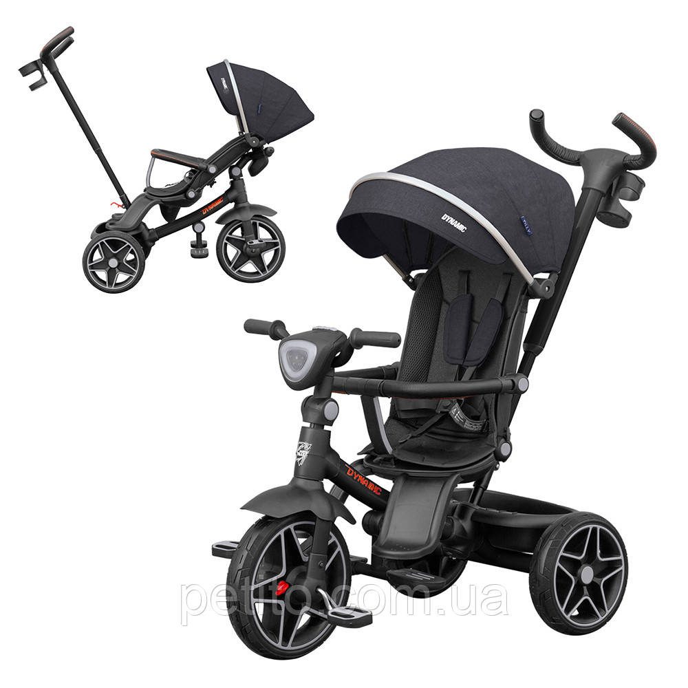 Велосипед триколісний TILLY DYNAMIC T-3810 BLACK /1/, фото 1