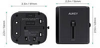 Aukey adapter EU/US/UK/AUS 15W, фото 4