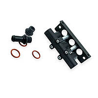 Монтажний набір блока форсунок hana 3 циліндри, пласт.(рампа)