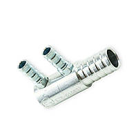 Розподільник для форсунок 2 циліндри алюм., кінцевий, вхід d12х2, вихід d6