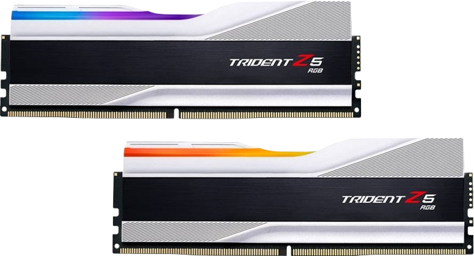 Оперативна пам'ять G.Skill 32GB (2x16GB) DDR5 5600MHz Trident Z5 RGB Silver (F5-5600J3636C16GX2-TZ5RS)