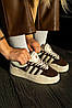 Жіночі кросівки Bad Bunny x Adidas Campus Beige Brown Адідас Бед Бані коричневі замшеві, фото 6