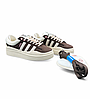 Жіночі кросівки Bad Bunny x Adidas Campus Beige Brown Адідас Бед Бані коричневі замшеві, фото 2