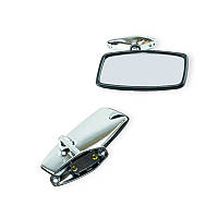 Дзеркало 21011 заднього виду зовнішнє пластик хром (к-кт 2 шт) CS-20