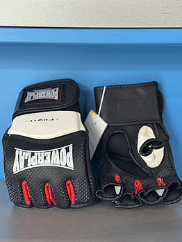 Брак - Рукавиці для MMA PowerPlay 3075 Чорні-Білі XL