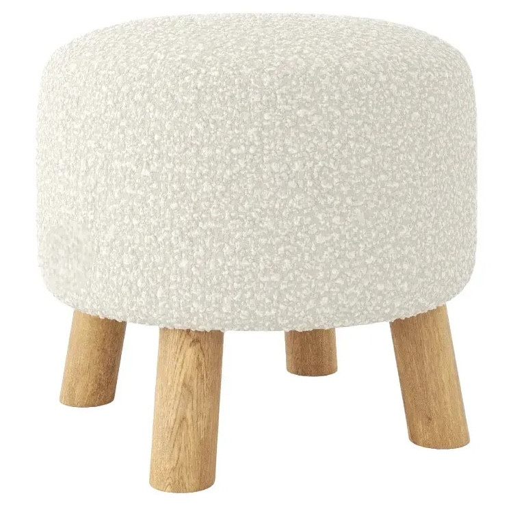 Пуф Oliver 30x30x34 см із дерев'яними ніжками ТМ Mille