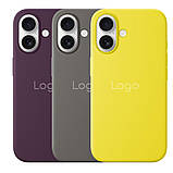 Чохол Silicone Case with MagSafe для iPhone 16 Plus Колір Plum, фото 2