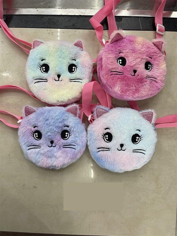 Сумочка C 59211 плюшева, 1 відділ, регульований ремінець, ВИДАЄТЬСЯ МІКС ВИДІВ, фото 1