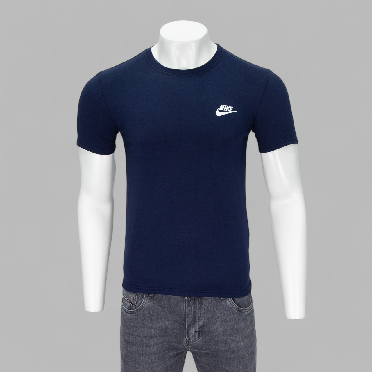 Футболка чоловіча Format PRM M-3XL N-001 Т.СИНЯ 95% бавовна 5% еластан XXL(Р), фото 1