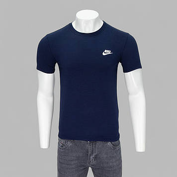 Футболка чоловіча Format PRM M-3XL N-001 Т.СИНЯ 95% бавовна 5% еластан XXL(Р)