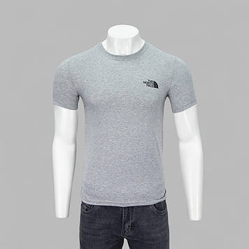 Футболка чоловіча Format PRM M-3XL NF-001 Св. Сіра меланж 95% бавовна 5% еластан M(Р)