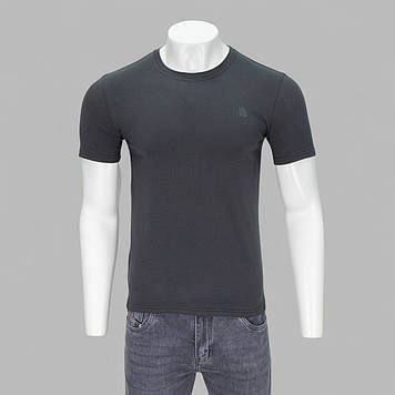 Футболка чоловіча Format PRM M-3XL NF-001 ГРАФІТ 95% бавовна 5% еластан L(Р)