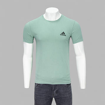 Футболка чоловіча Format PRM M-3XL AD-001 МІНТ 95% бавовна 5% еластан M(Р)