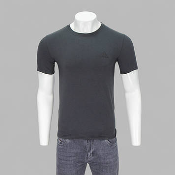 Футболка чоловіча Format PRM M-3XL AD-001 ГРАФІТ 95% бавовна 5% еластан L(Р)