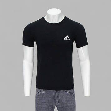 Футболка чоловіча Format PRM M-3XL AD-001 ЧОРНА 95% бавовна 5% еластан L(Р)