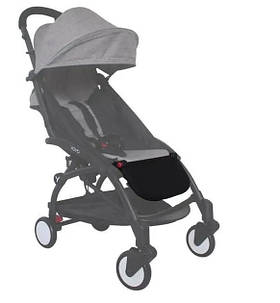 Підніжка-подовжувач Yoya 175 A+ для коляски Чорний колір 16 см 100217