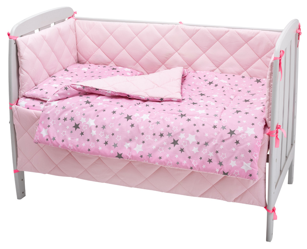 Детская постель Babyroom Dream-05 розовый (звездочки)