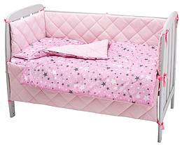 Дитяча постіль Babyroom Dream-05 рожевий (зірочки)